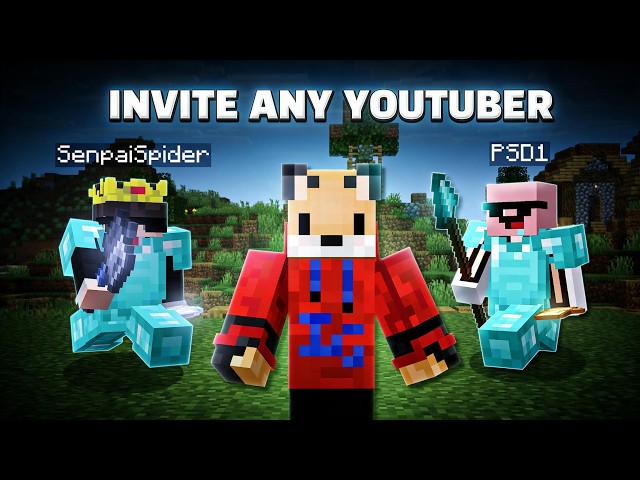 How to Invite ANY YouTuber in Minecraft! 🤯 (Using This Mod)