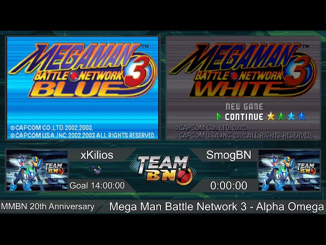Mega Man Battle Network 3 - 100% Speedrun for TeamBN's 600% Marathon! (Part 1/4)
