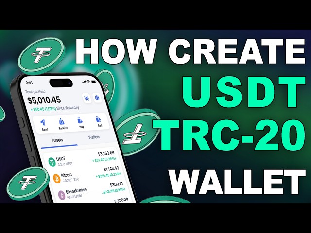 How to Create USDT Wallet / Send or Receive USDT TRC-20 / TRON TRX Network.