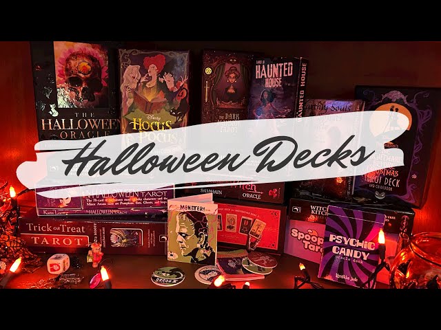 Halloween Decks, Charms & more! Relaxing Collection Video 🕯️🦇🍂🎃