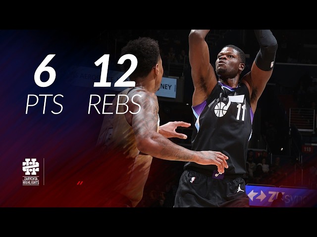 Mo Bamba 6 pts 12 rebs vs Wizards 25/26 season