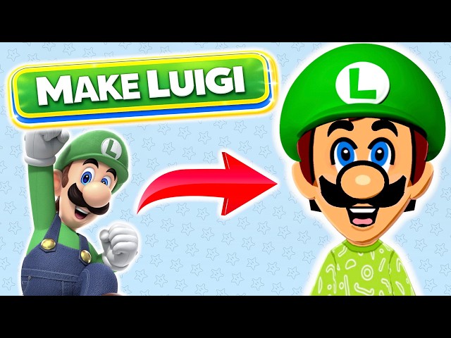 Make LUIGI Mii in Tomodachi Life: Living The Dream!