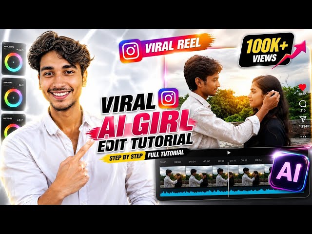 Instagram Trending Ai Girlfriend Reels Editing | Instagram Viral Ai Girlfriend Video Editing