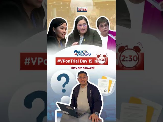 RECAP: Day 15 of Sara Duterte #VPonTrial (August 12, 2026) | Patrol ng Pilipino