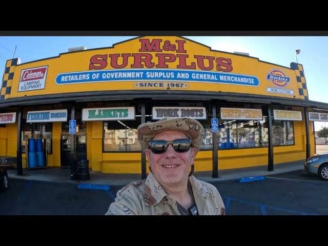 Absolute GOLD MINE Of Military Surplus In California! 