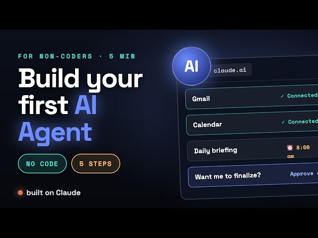 How to Build a Real AI Agent in 5 Minutes (No Code Required) 🤖how to build an ai agent