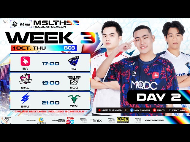 [EN] 🔴MSL TH S2 W3 D3 | THREE MATCHUPS, ONE BATTLEFIELD 🔥