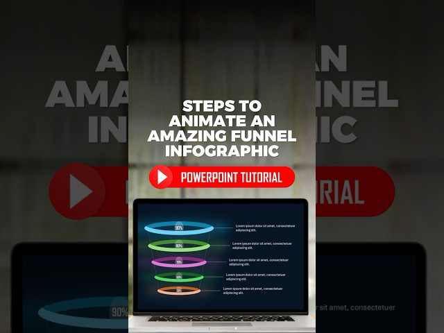 Step-by-Step Tutorial to Animated Amazing Funnel Infographic in PowerPoint
