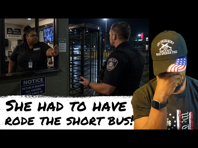 Police officer chased him into a gaited community. Security stopped the police from entering! WHAT!
