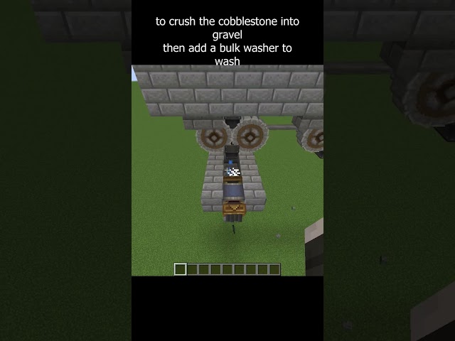 How to Make Infinite Iron with the Create Mod #shorts #minecraft #createmod