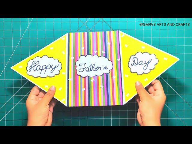 Best HAPPY FATHER'S DAY Greeting Card |GMRVS ARTS AND CRAFTS| #fathersdaycards #fathersdaycards