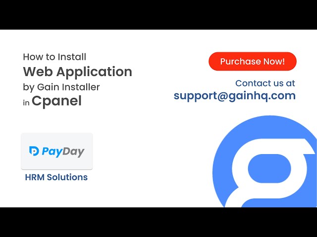 Install CodeCanyon Web Application in Cpanel | Domain | Payday Installation | Envato | GainHQ