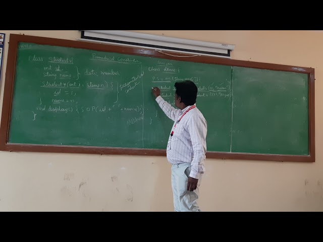 Parameterized Constructor