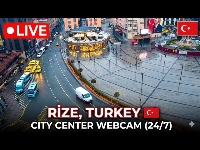🔴 LIVE: Rize City Center | 15 Temmuz Demokrasi ve Cumhuriyet Meydanı