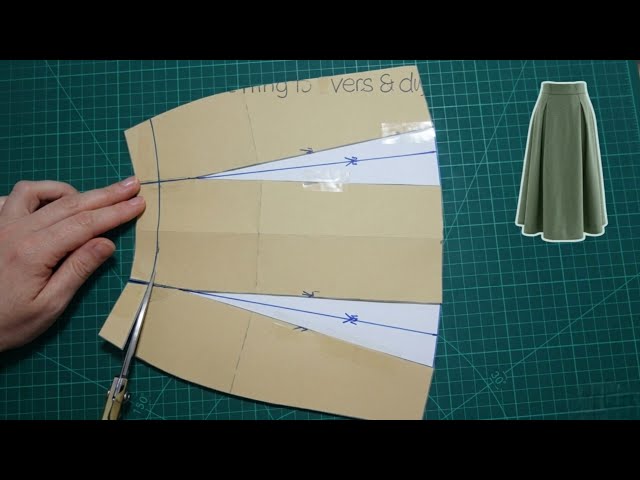 ​​HOW TO: Make a Perfect Skirt Pattern Easily | Pattern Making & Drafting for Beginners 📐👗