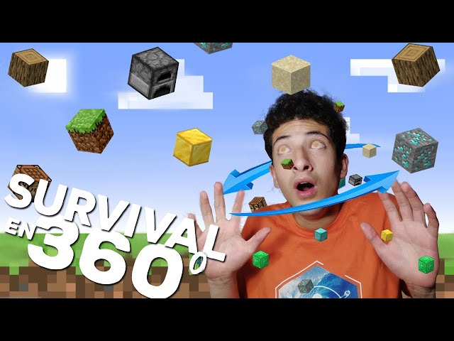 ¿¡UN SURVIVAL EN 360 GRADOS?!😱 | Minecraft Survival 360° (Episodio Piloto) serie survival 1.17 java