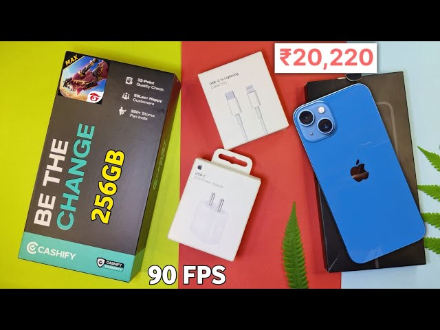 refurbished iPhone 13 unboxing / iphone 13 cashify superb condition / iphone 13 unboxing gaming test