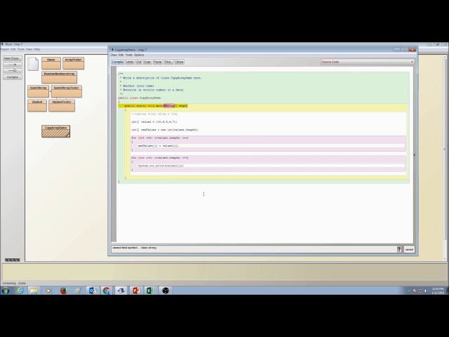 copy Array using loops