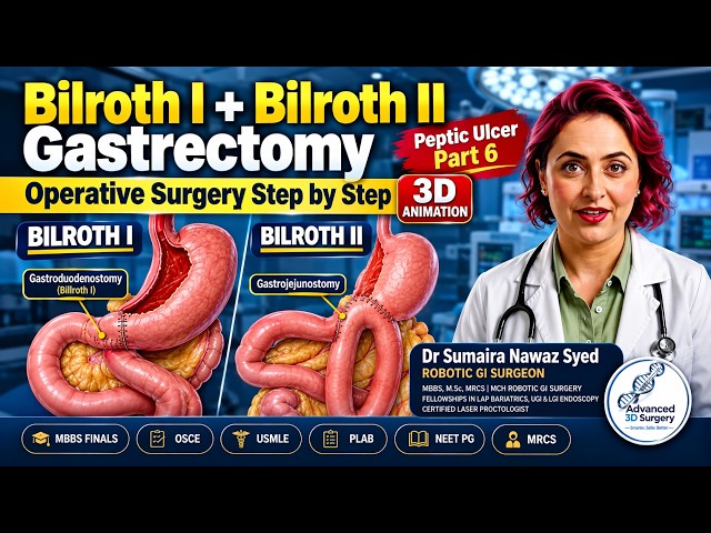 Billroth I vs Billroth II: Critical Differences in Gastric Reconstruction in 3D