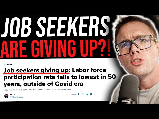 JOB SEEKERS ARE GIVING UP?!