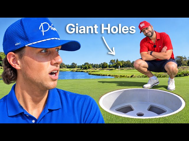 Can I Beat Bob If He’s Using Giant Golf Holes? 