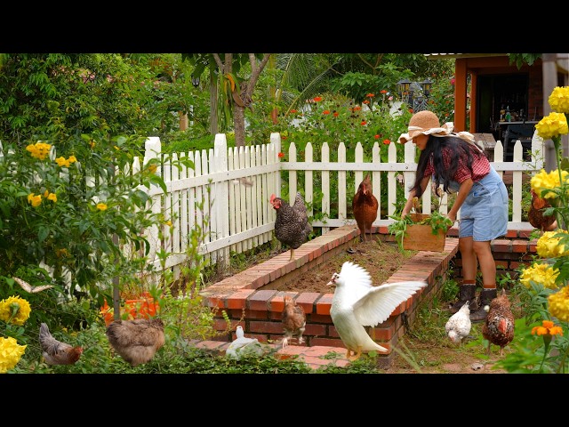 The Art of Cozy Living in the Countryside | Garden, Chickens & Homemade Cake 🍂