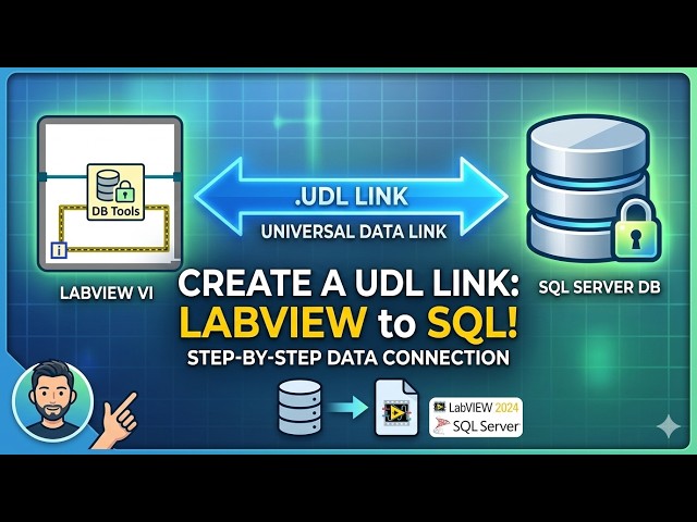 How to Connect LabVIEW to SQL Server using UDL Link (Step-by-Step)