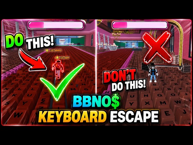 BBNO$ Keyboard Escape Every stage Guide (Speedrun,Minumum Speed)