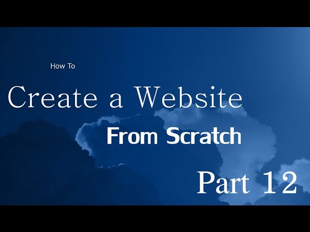 Website from scratch - Part 12 - Admin CSS