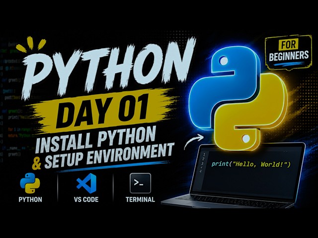 Installation of Python and VS Code | Day 1 Python Beginner Series | Learn Cloud