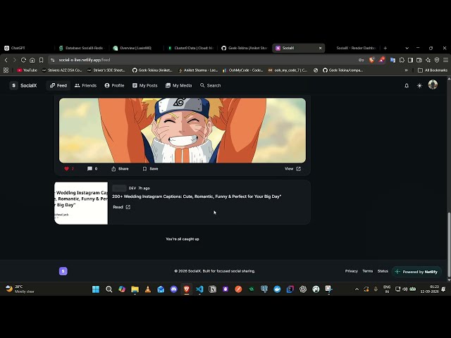 Social - X V1 Live ✨ | Micorservices Project | Node Js | RabbitMq | Redis | React