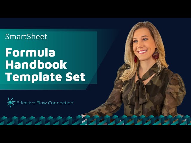 Smartsheet Formula Handbook Template Set Overview