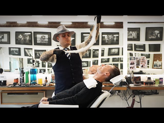 💈 Let’s Get Started! Igor’s Relaxing Hot Towel Shave In Los Angeles