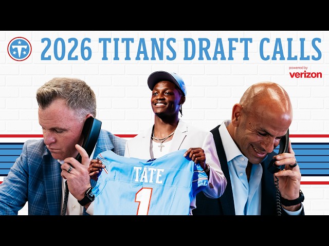 Every Titans Draft Pick Gets the Call | 2026 NFL Draft