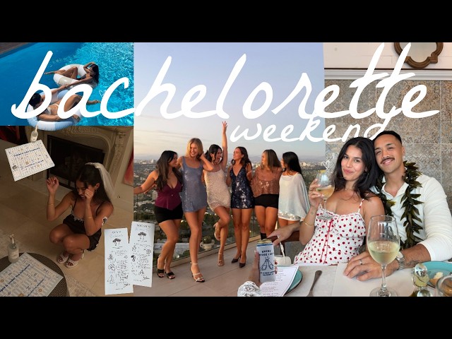 my bachelorette weekend 👰‍♀️🍸⭐️