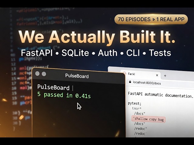 I Built a Real Production App With Everything From This 70-Episode Series