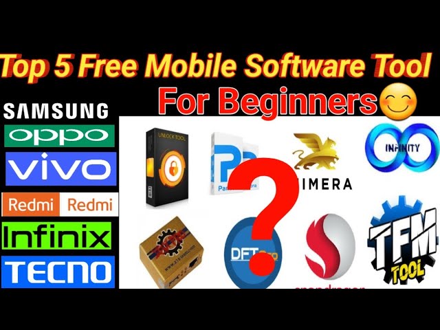 Top 5 Free Mobile Software Tools For Beginners ✅ 