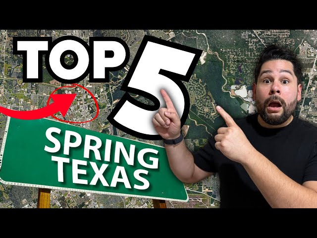 5 BEST Neighborhoods in SPRING TEXAS! [Everything You Need To Know]