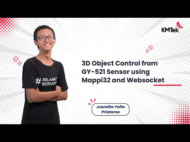 3D Object Control from GY-521 Sensor using Mappi32 and Websocket