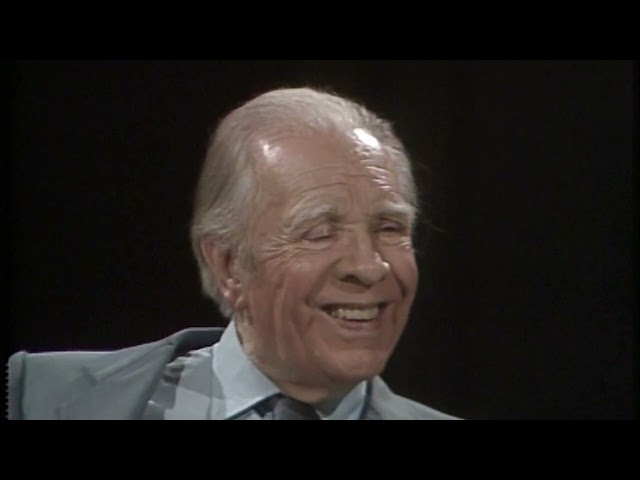 ANTONIO CARRIZO WITH JORGE LUIS BORGES - YEAR 1984