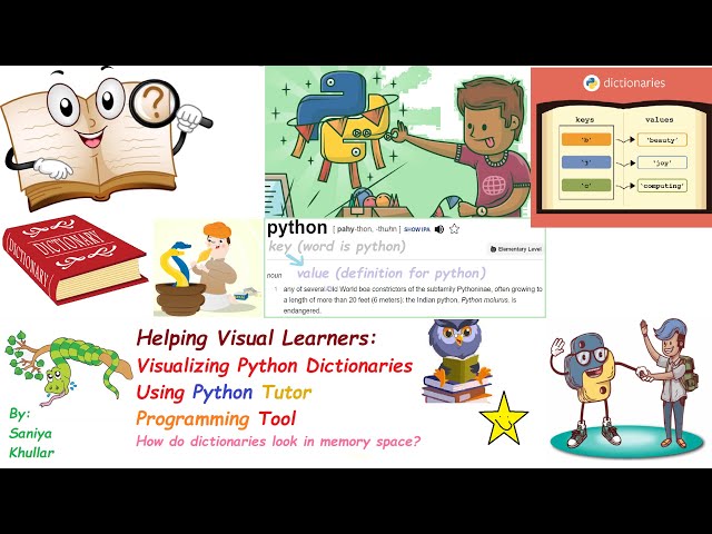 Visualizing Python Dictionaries Using Python Tutor Programming Tool (for visual learners)