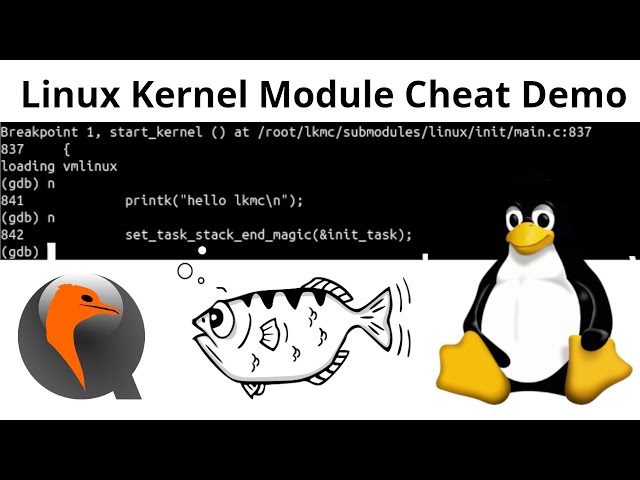 Linux Kernel Module Cheat demo