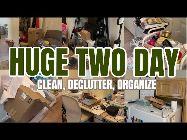 HUGE TWO DAY DECLUTTER AND CLEAN WITH ME|2026 CLEAN DECLUTTER ORGANIZE | EXTREME CLEANING MOTIVATION