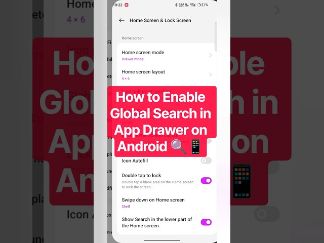 How to Enable Global Search in App Drawer on Android 🔍📱