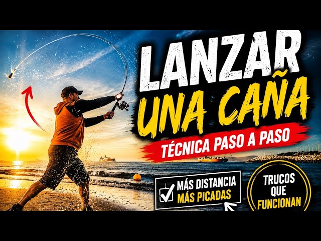 CÓMO LANZAR UNA CAÑA DE PESCAR CORRECTAMENTE | TRUCOS PARA LANZAR MÁS LEJOS