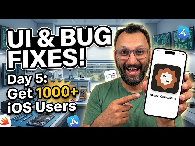 Day 5: Getting my iOS App to 1000+ users (UI Fixes and Bug Fixes)