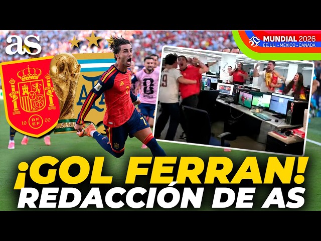 Así explotó la REDACCIÓN de DIARIO AS con el GOL de FERRAN TORRES ante ARGENTINA en la FINAL