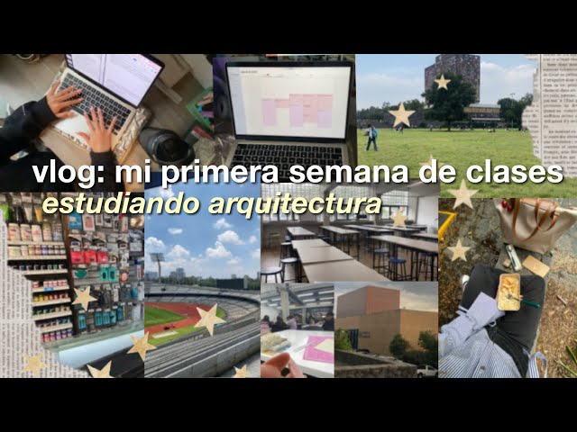 📹 vlog: mi primera semana de universidad 🌟📚🥗💌