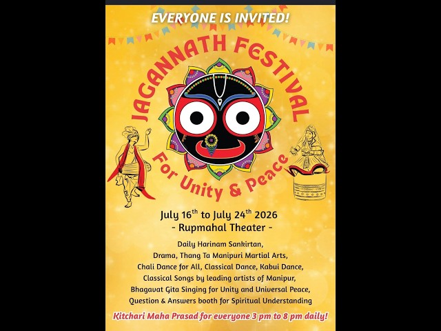 JAGANNATH FESTIVAL FOR UNITY & PEACE ( DAY- 6 )