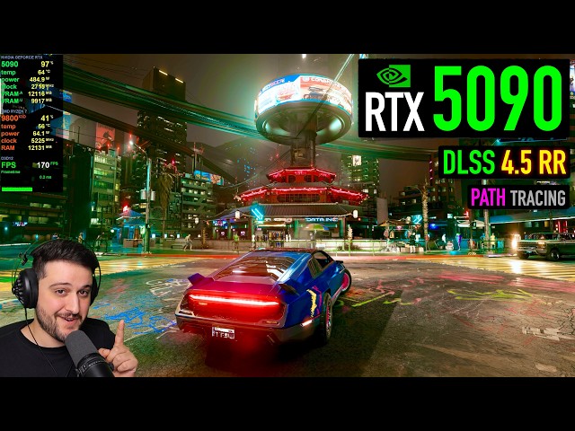 RTX 5090 - Cyberpunk 2077 - DLSS 4.5 Ray Reconstruction + Path Tracing Looks Insane!